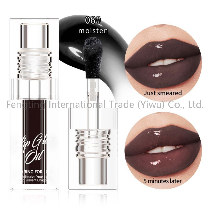 Wholesale Nourishing Long-Lasting Moisturizing Fade Lip Wrinkles Enhance Complexion Color Change Lip Gloss