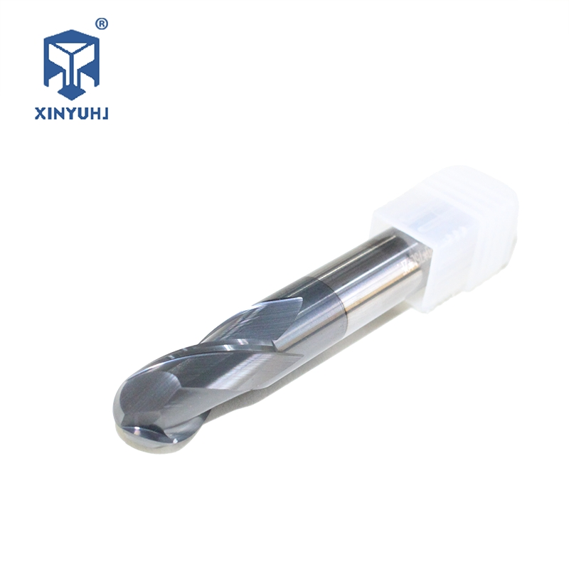 Carbide 2-Flute Altin Coated Ball Nose Carbide End Mill