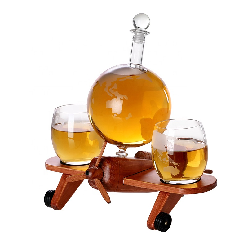 Hot Sales Customized 1000 Ml Glass Violin Decanter Violin Bottle
