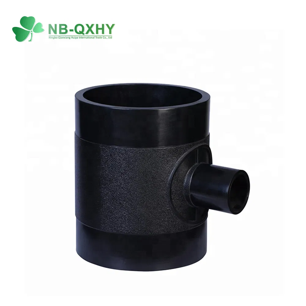 SDR11 Buttfusion HDPE Pipe Fitting Four Way Tee Cross Tee