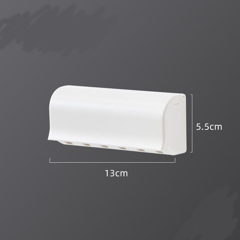 Wholesale Wall Mounted Non Perforated Bathroom Simple Toothbrush Holders Personal Grooming