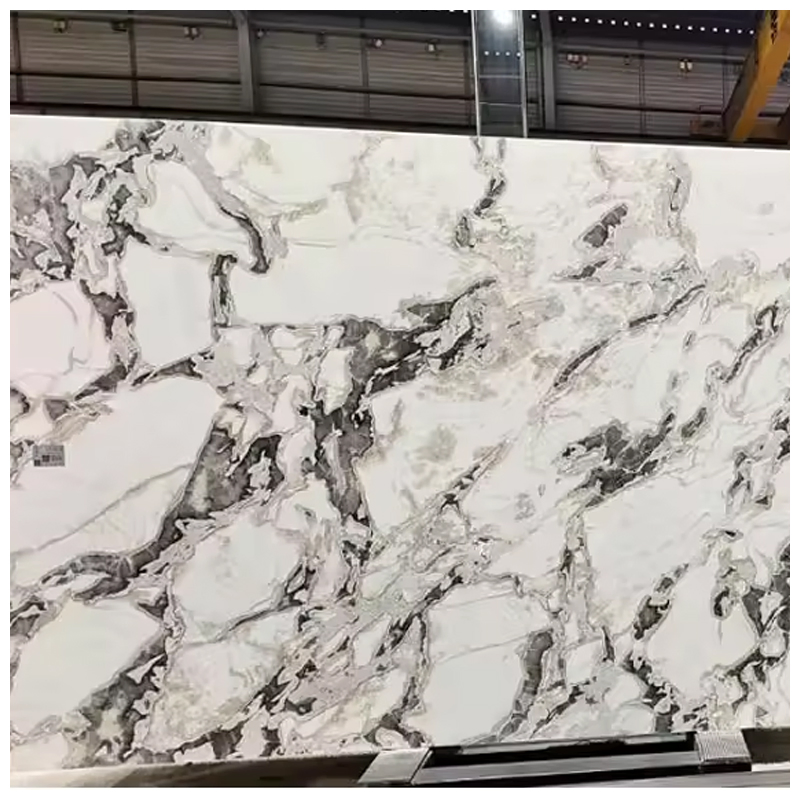 Luxury Exotic Oyster White Quartzite Polished Slabs