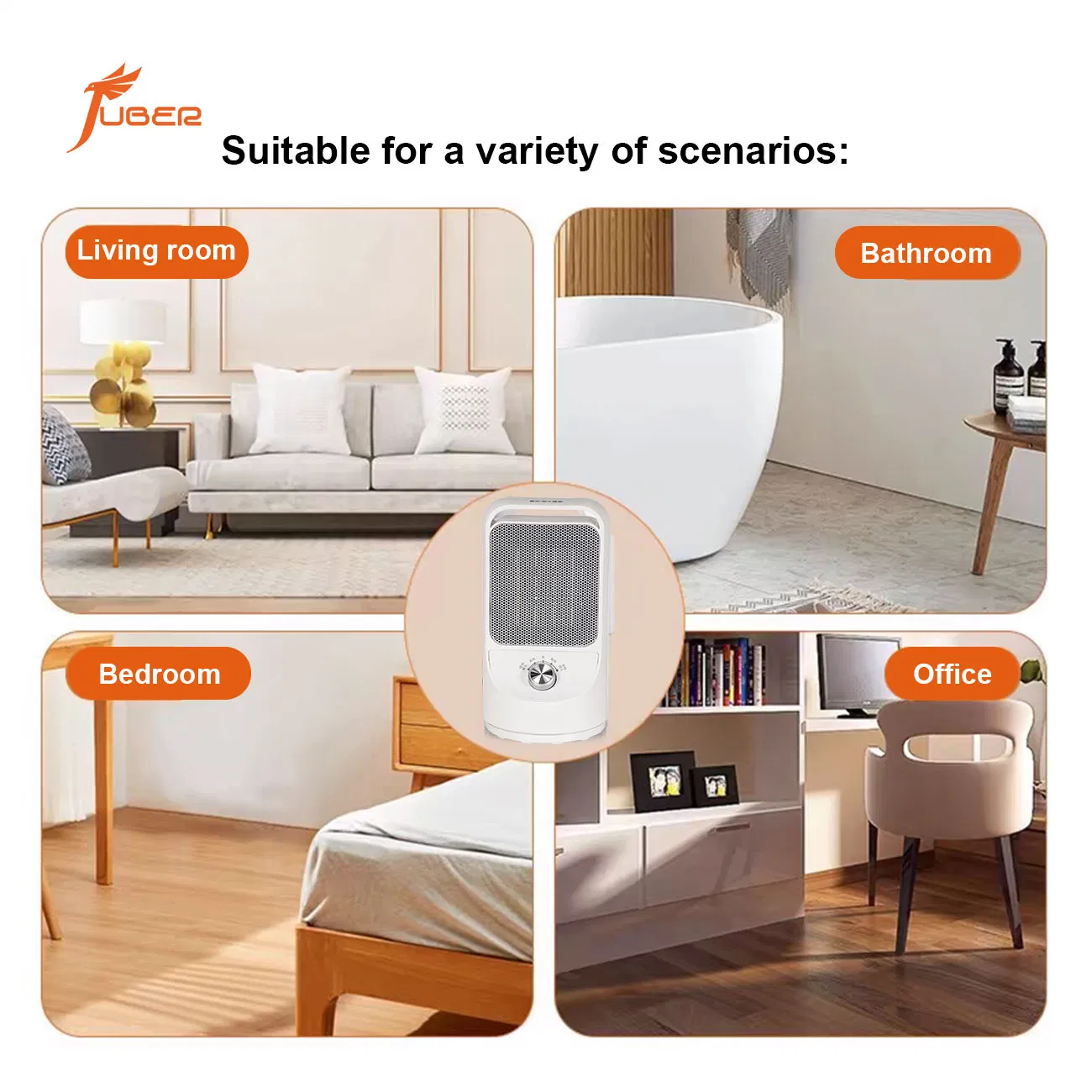 Mini Smart Digital Electric Infrared Heater Fan