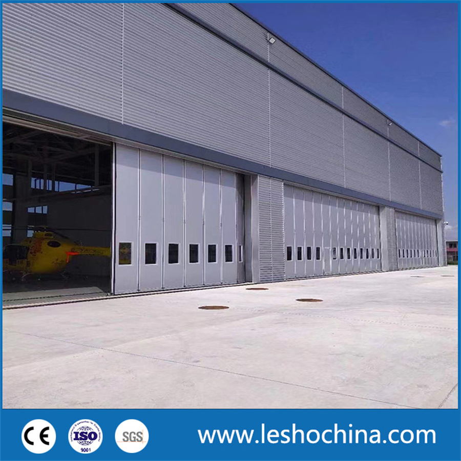 Flexible Soft Curtain Hangar Doors Suitable for Large Factories Automatic Hanger Door Airport Hanger Buildings Super Door in China