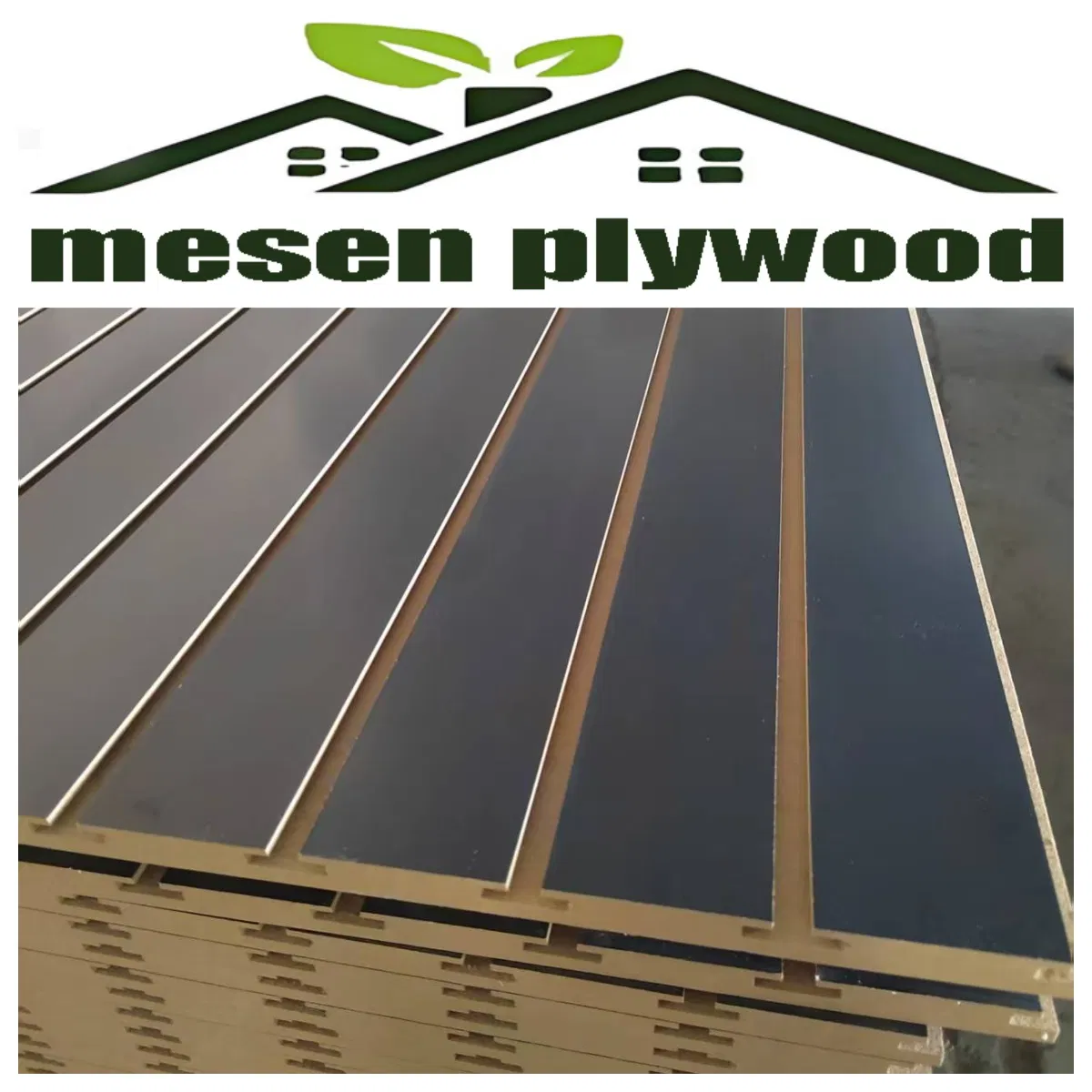 High Quality Hot Sale One Side Laminated Slotted MDF Board for Hanging