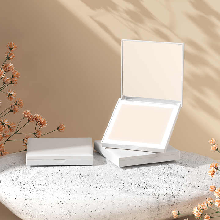 Double-Sided Folding Handheld Square Portable Pocket Mirror