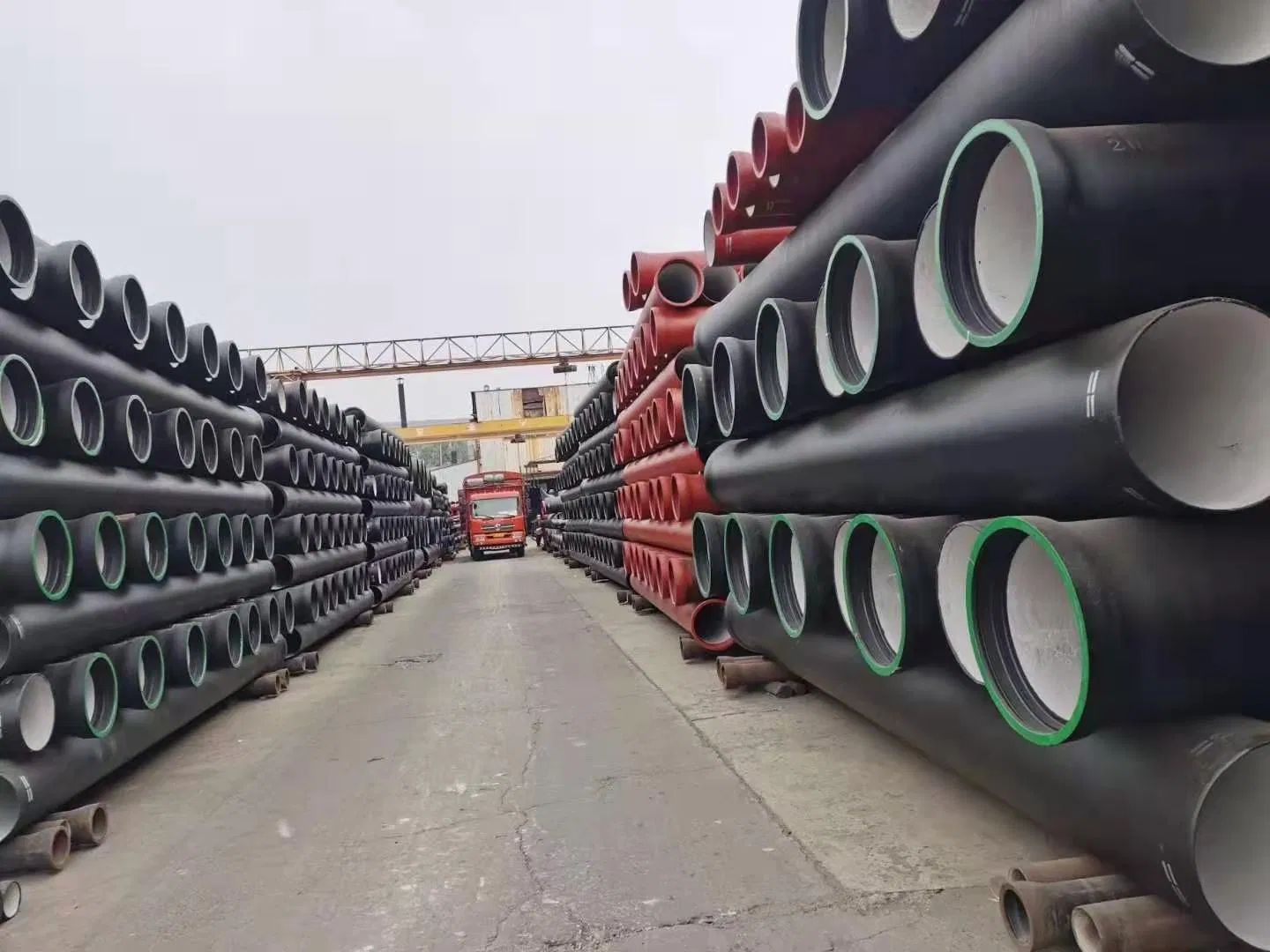 DN400-DN900 Zinc-Rich Primer Coated Ductile Iron Pipe