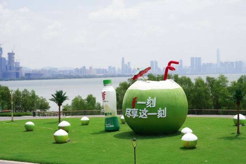 Boyi Customizable Inflatable Coconut Balloon for Beach Party Decoration