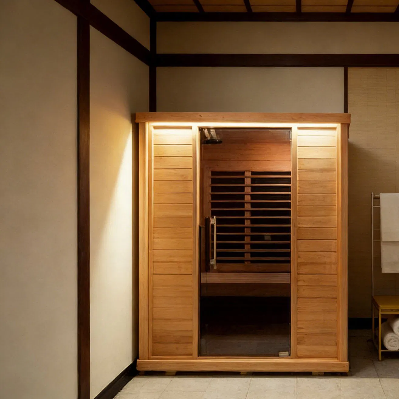 Инфракрасная сауна EV-002E для 2 человек из канадской тсуги