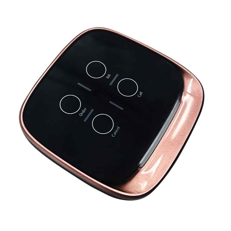 Factory Wholesale New Model Wireless Table Calling System Touch Button Wireless Pager