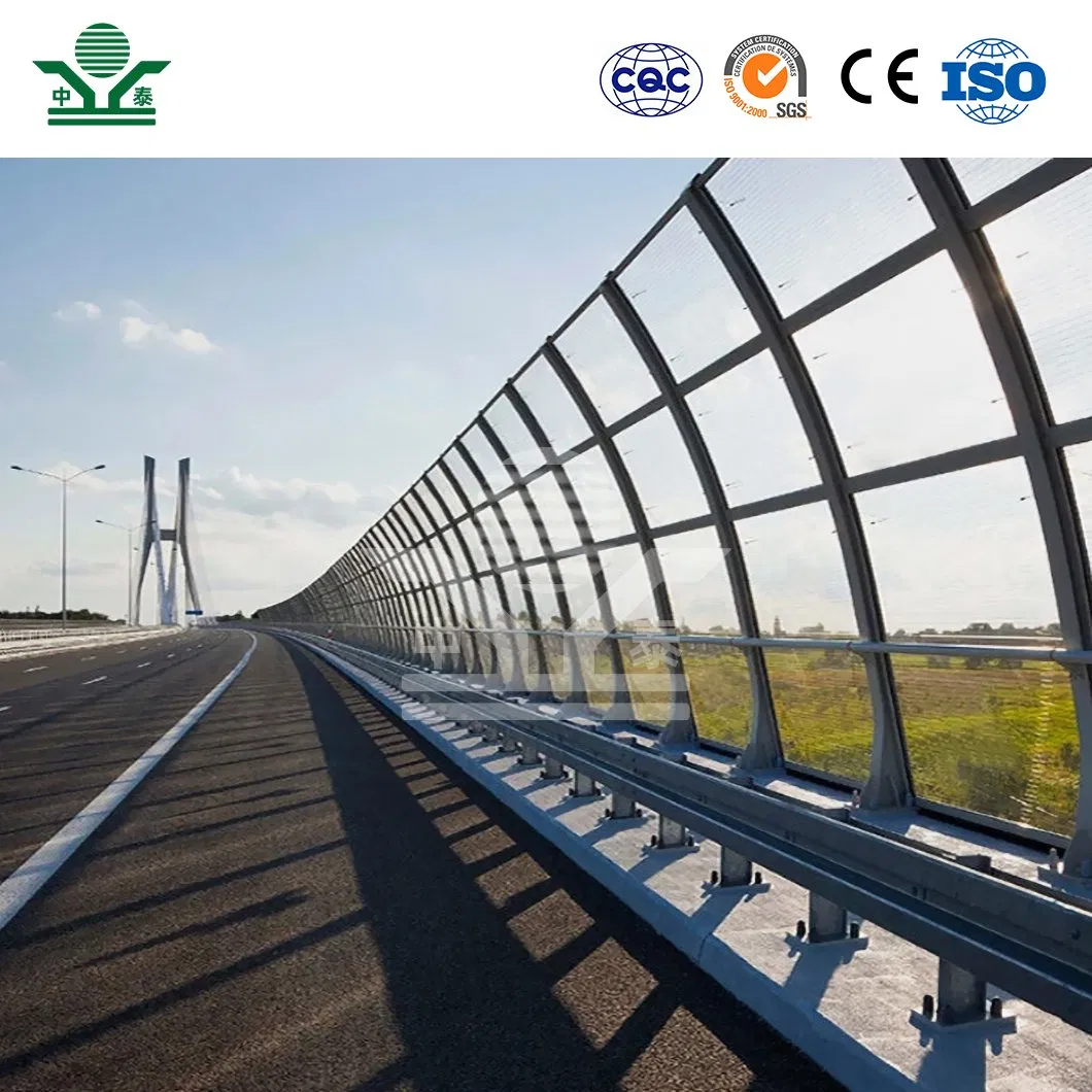Zhongtai Soundproofing Materials China Manufacturing Concrete Barrier Wall 2460*500*80mm Viaduct Sound Barrier