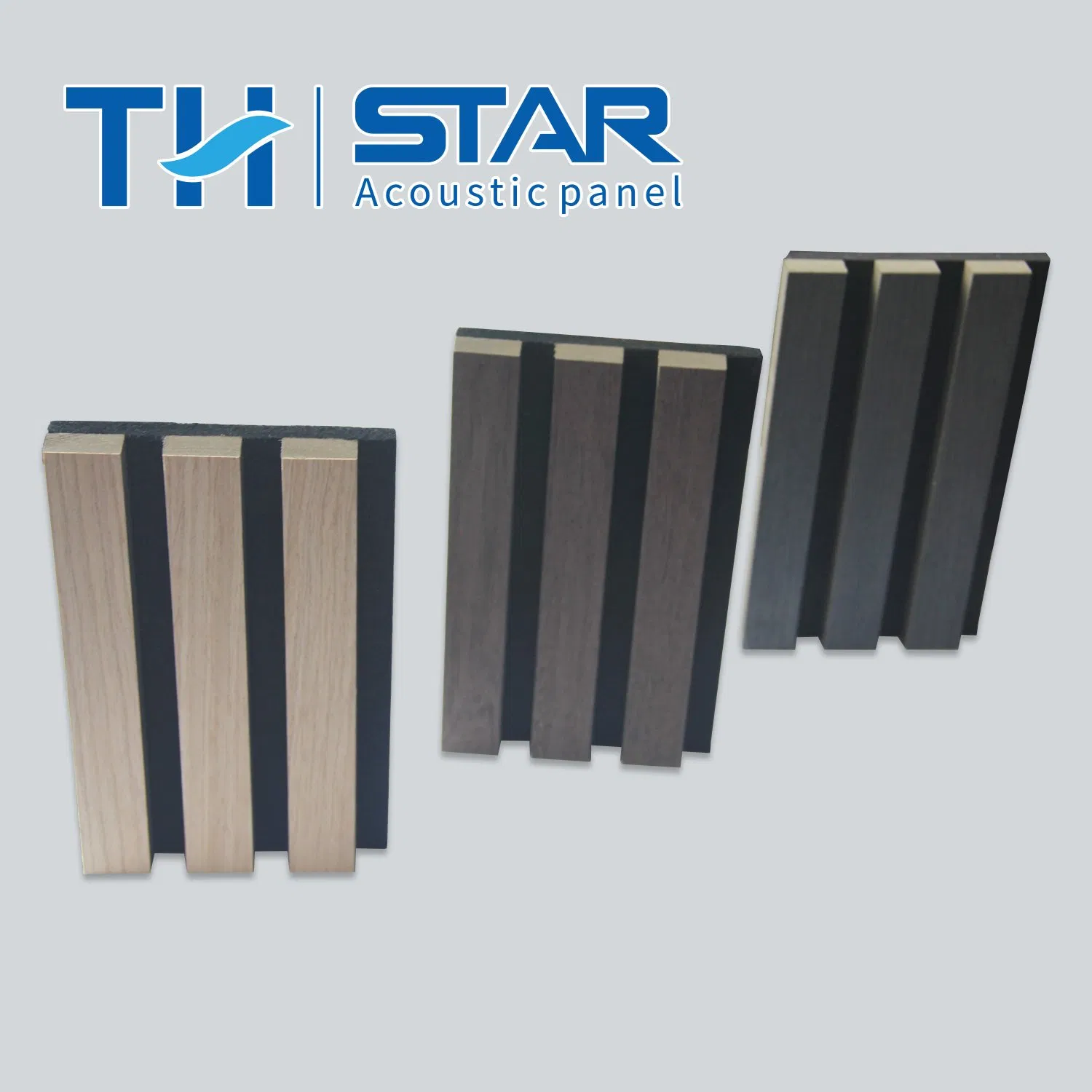 High Density Best Quality Wooden Veneer Slats with Fire Resistance Polyester Board Acoustic Foam Wall Panels Sound-Absorbing