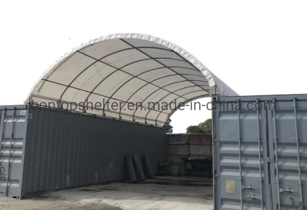 Container Metal Shipping Container Shelter 40FT Container PVC Canopy