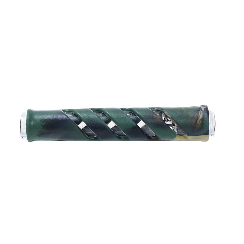 Wholesale Assorted Colors Silicone Glass Hybrid Smoke Hand Pipes