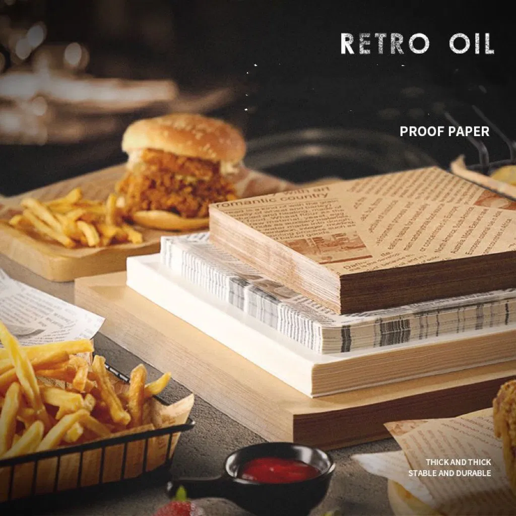 Custom Oil Proof Parchment Baking Paper Wrapping Kraft Paper