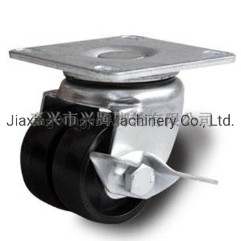 2inch Medium Duty Caster Swivel Nylon Double Wheel with 120kg Load Capacity