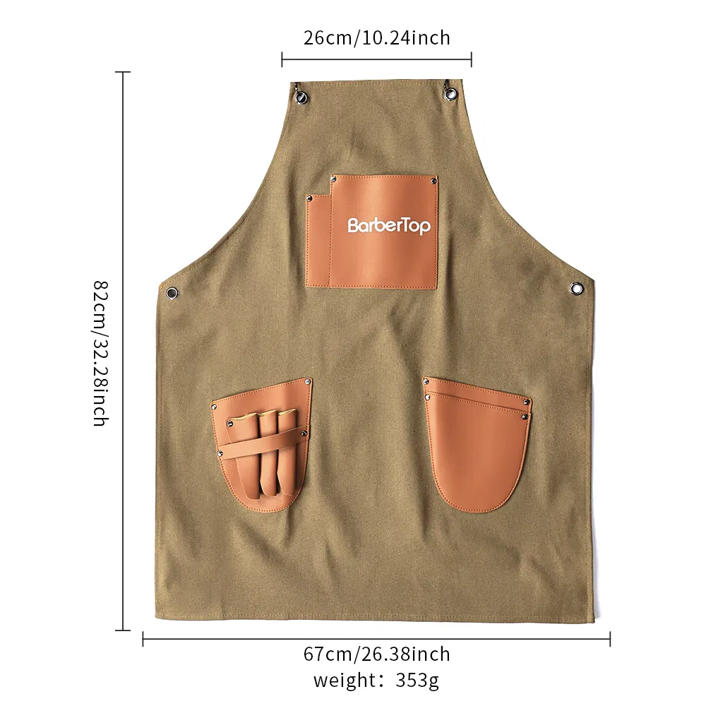 Apron with Pockets for Hair Stylist Women Hairdresser Adjustable Apron Barber