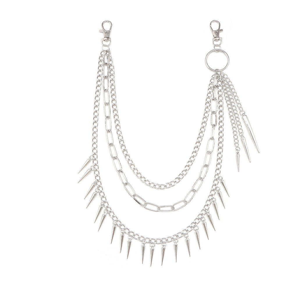 Аксессуары для одежды хип-хоп шипы заклепки цепи металл