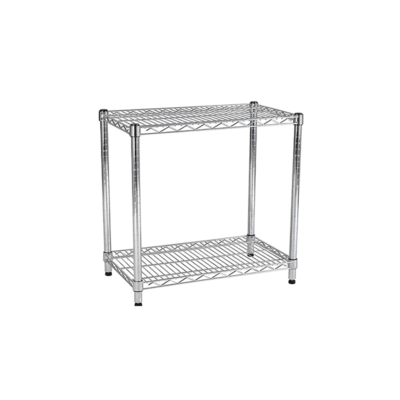 4 Layers Powder Coated Steel Wire Shelving Rack for Commercial Restaurant Kitchen Plate Storage Household and Commercial Multi-Level Angle Steel Shelves