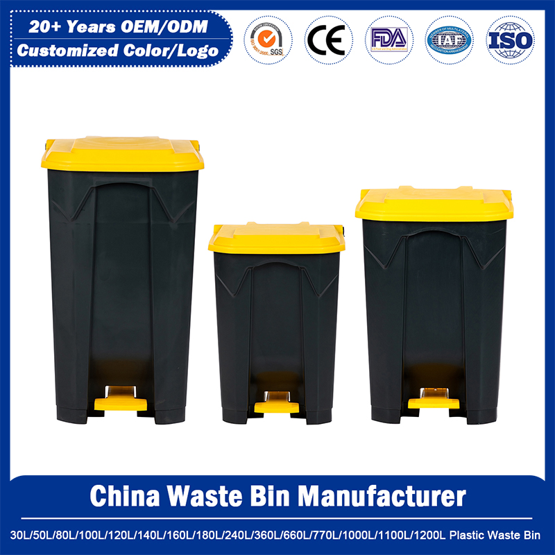 30L/50L/70L/80L/100L/120L/160L/180L/240L/360L/400L/660L/1100L/1200L Waste/Trash /Rubbish/Dust Bin/Wheelies/Outdoor Mobile Industrial Plastic Garbage Bin