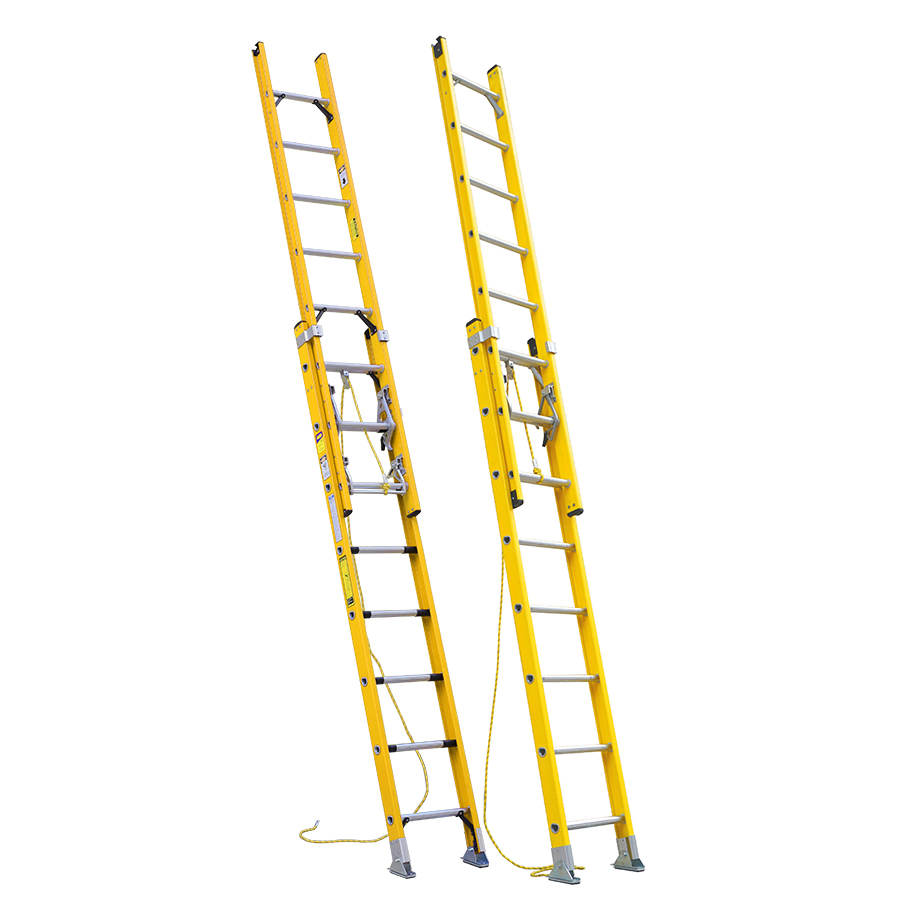 High Quality Good Price Fiberglass Fiber Glass Insulated Extension Ladder