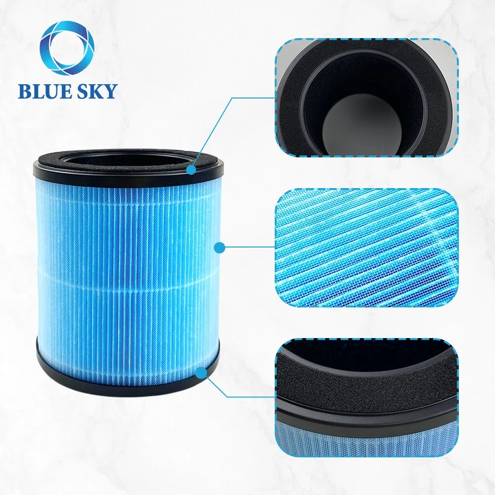H201 3-in-1 True HEPA Filter Compatible with Homvana H201 and Tec. Bean Jh50g-M Air Purifiers
