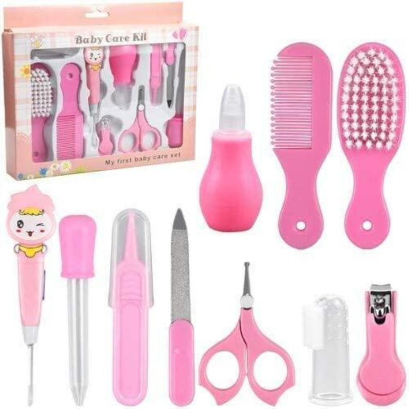 Wholesale Baby Healthcare Kit Newborn Babycare Accessories Baby Nail Scissors Hair Comb Brush