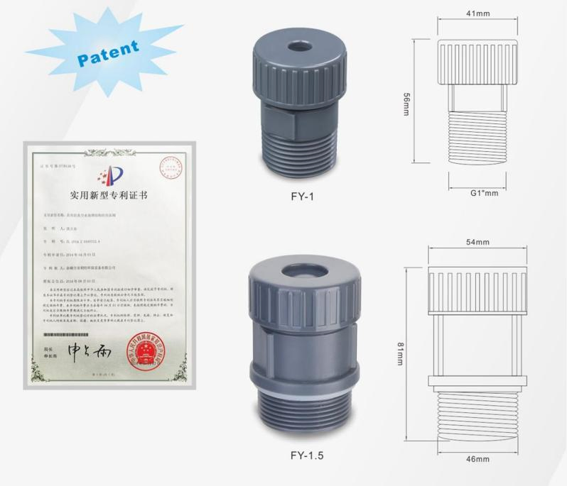 Anti-Vacuum Negative Pressure Valve of Water Softener