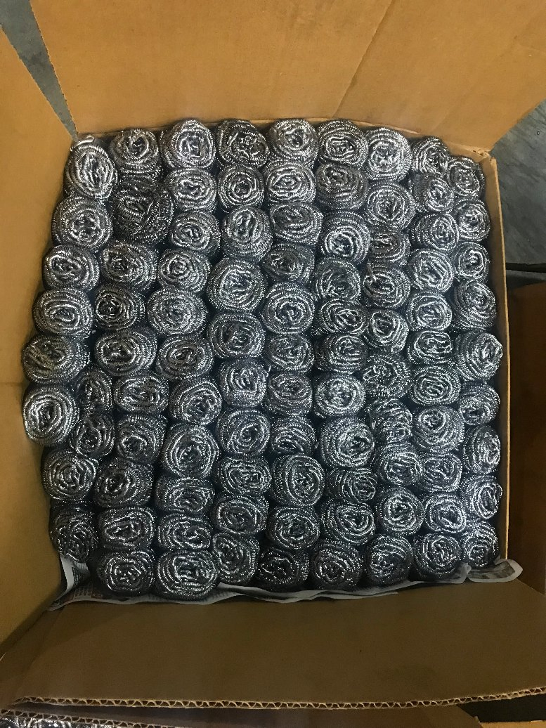 Stainless Steel Scourer for Cleaning with Collective Package