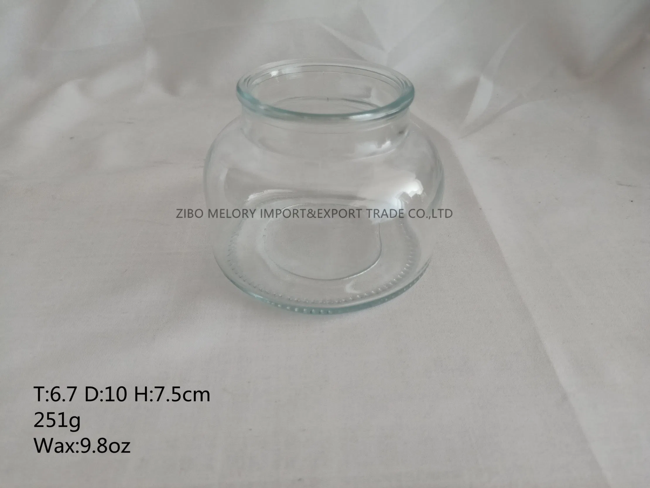 Стеклянная банка для хранения 9.8 унций с крышкой