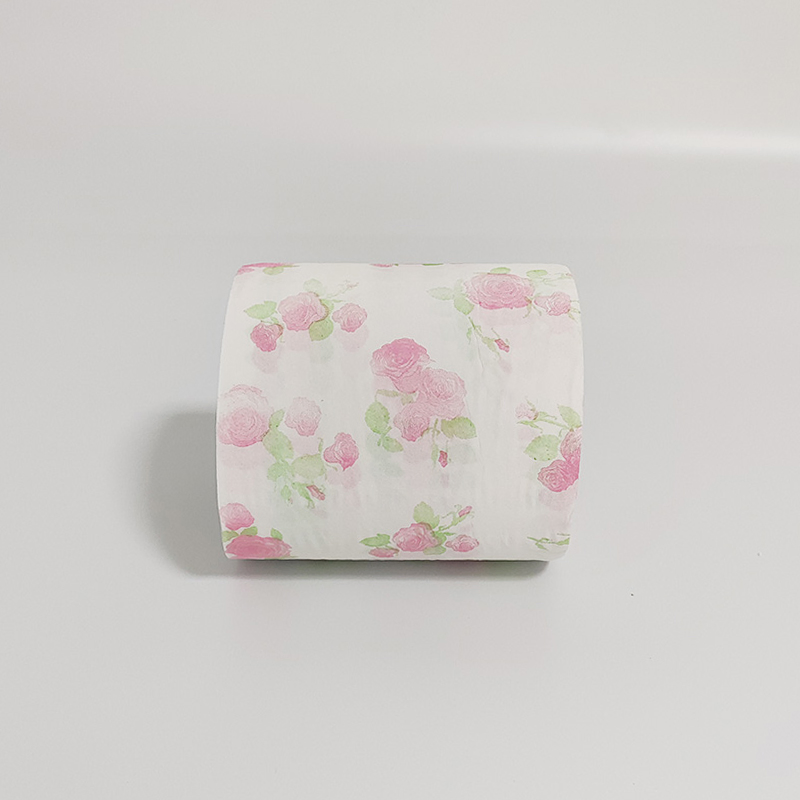Toilet Paper with Flower Print at Wholesale Price