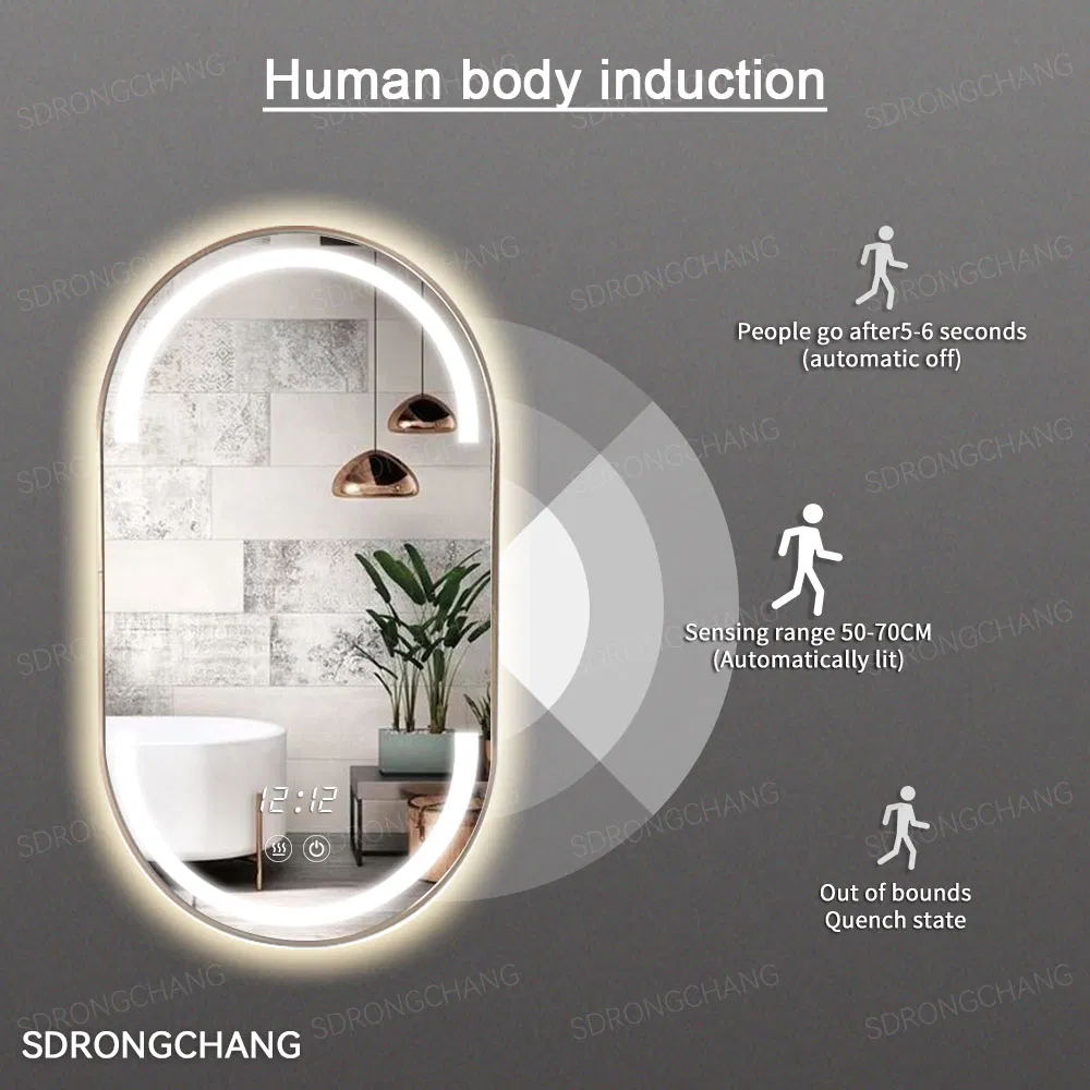 Environmentally Friendly and Safe Tempered Mirrors/Chemical Tempering /Good Flatness Full-Length Mirrors