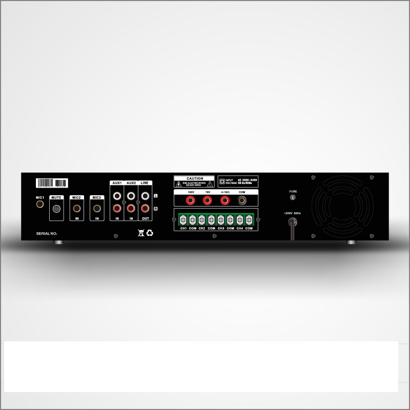 Усилитель Bluetooth LPA-480TF 480W, 4 зоны, 100В