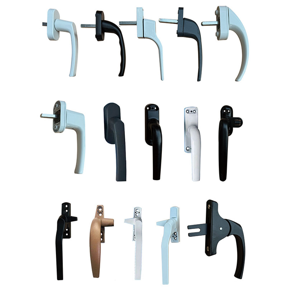 Multi Points Casement Door and Window Handle with Lock 7-Shape
