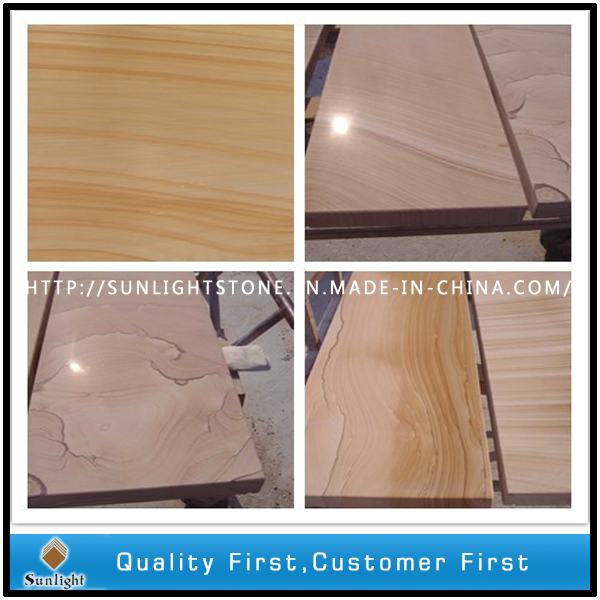 Honed Surface Light Grey Sandstone for Paving Tiles