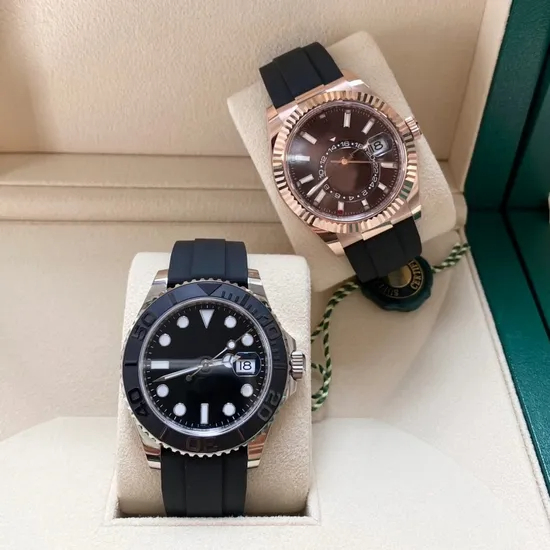 Modern Tourbillon Style Mechanical Watch for Luxury Lovers with Cosc Quality