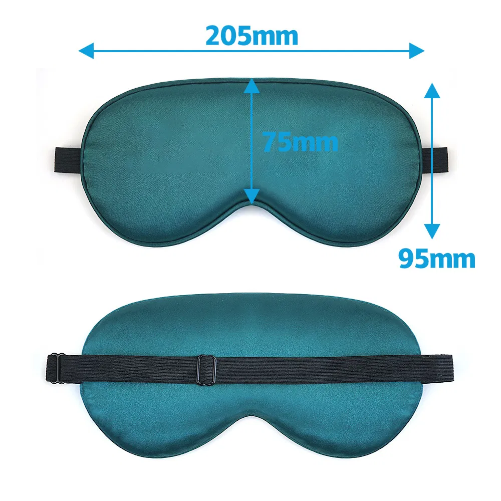 Airplane Hotel Satin Eye Mask Elastic Strap Silk Comfortable Sleep Eye Mask