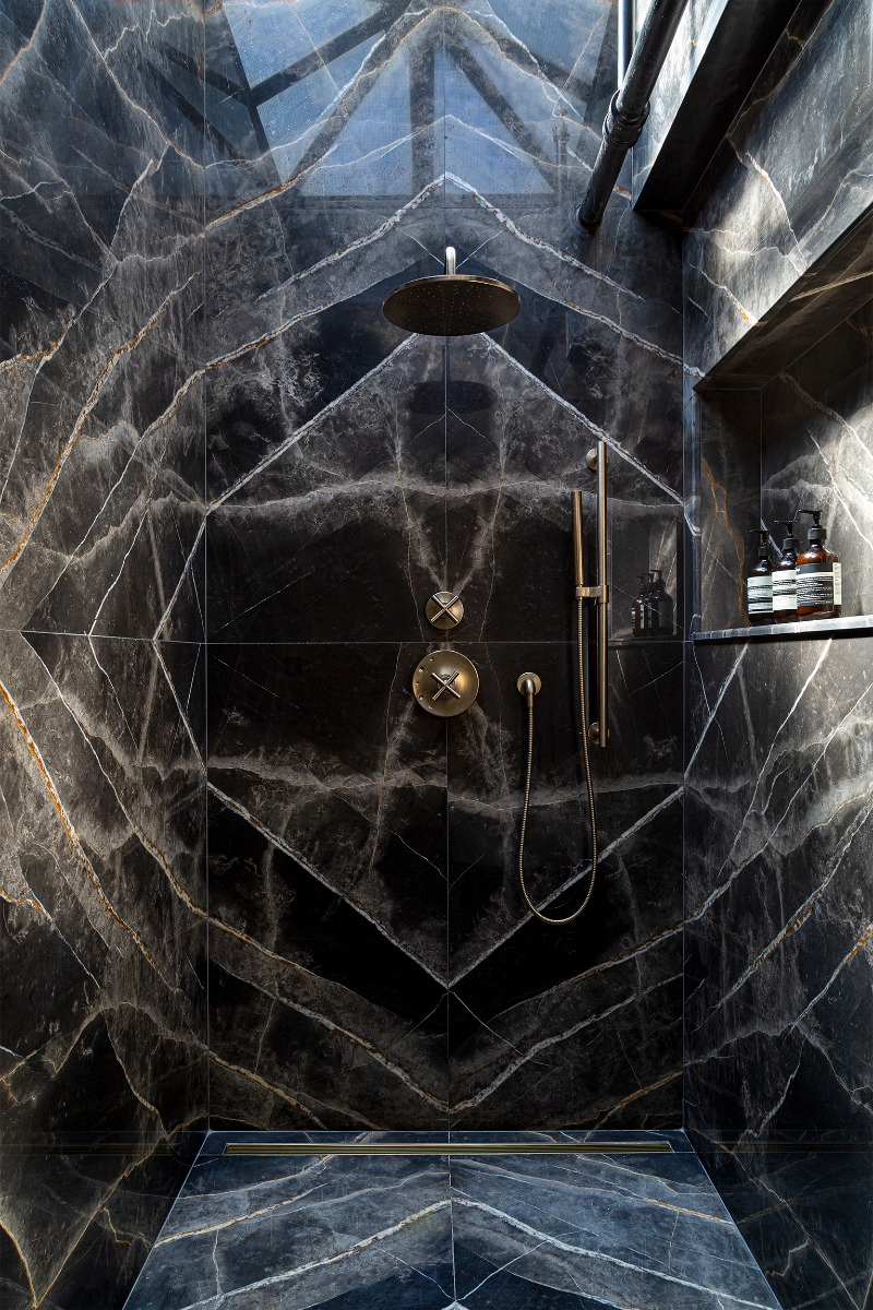 in Hues of Shimmering Antique Gold, Burnished Copper, and Deep, Smoky Bronze, Bronze Fantasy Marble for Fireplace Surround/Countertops/Splashbacks/Shower Walls