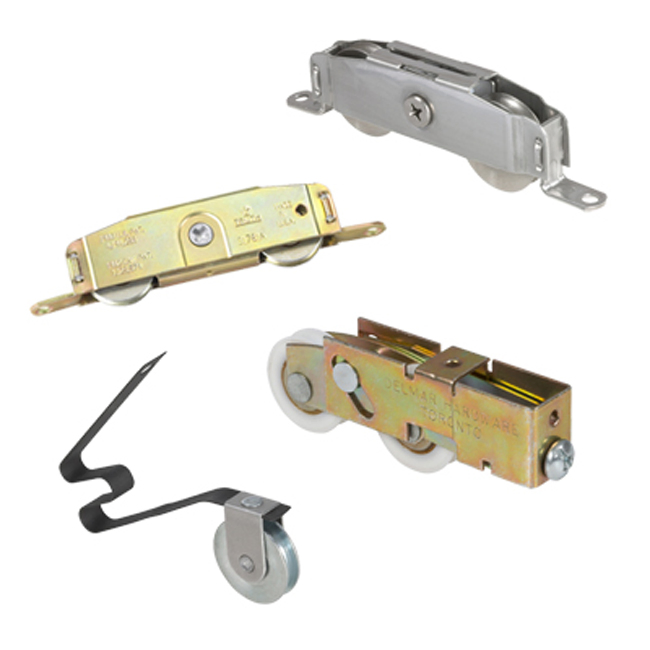 China Custom Sliding Door Rollers Wheel Stainless Steel Stamping Parts Heavy-Duty Door Roller for Furniture Architectural Hardware