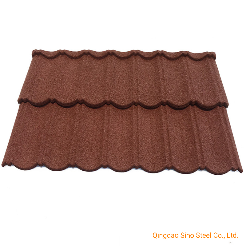 High Quality Roman/Milano/Classic/Spanish Style Stone Coated Roof Tiles Metal Sheet Color Coated Roofing Sheet Steel Roof Tile for Roofing Material