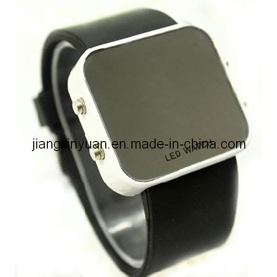 2012 Silicone Digital LED Watch Ladies (HSG1076)