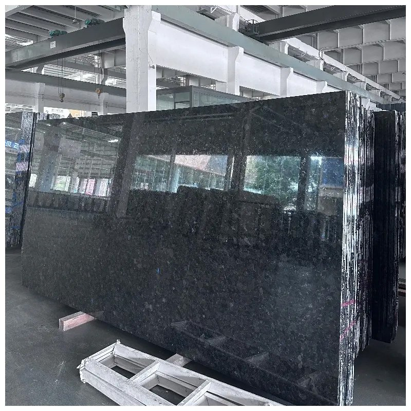Polished Volga Blue Granite Slabs