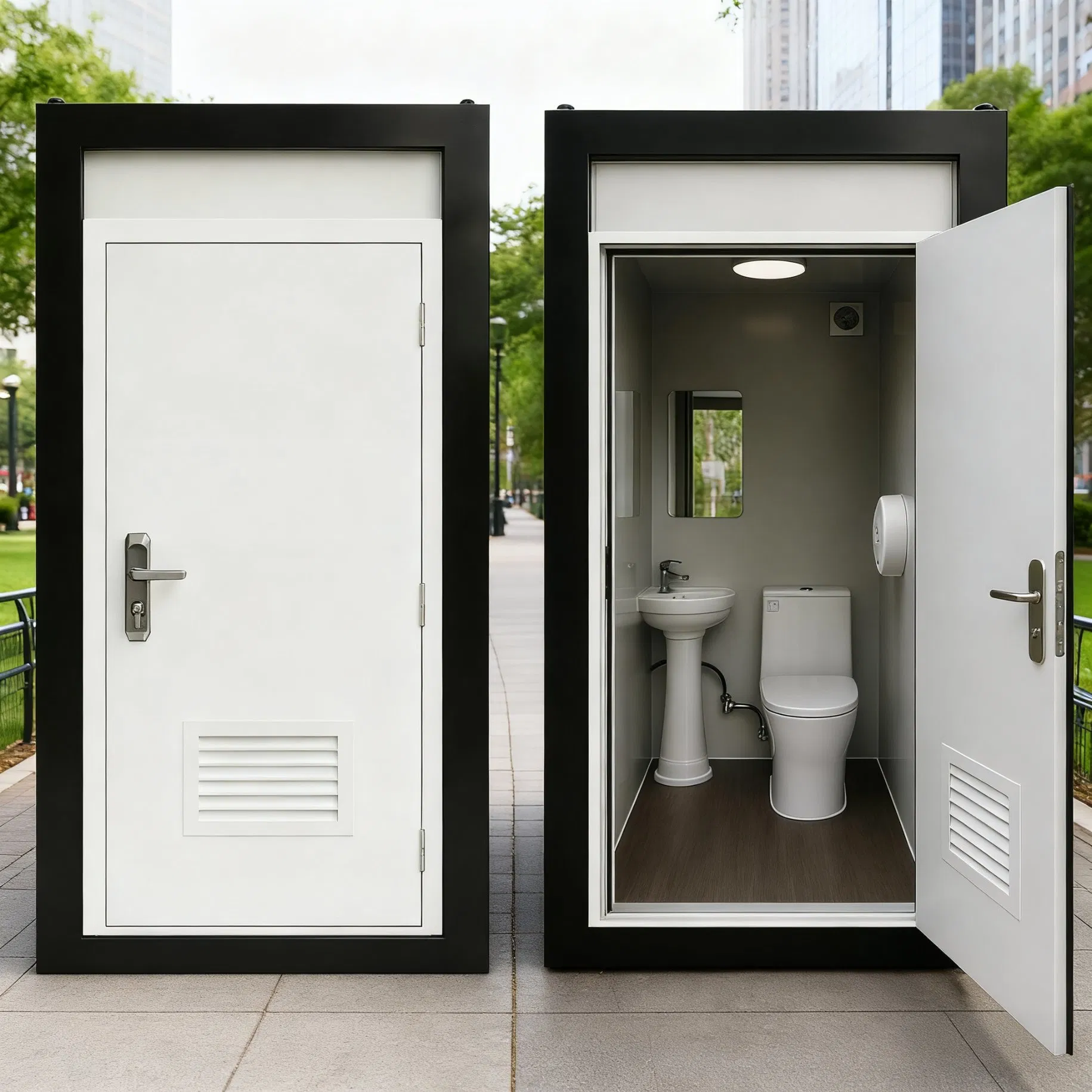 Factory Wholesale Good Quality Outdoor Modular Toilet Mobile Portable Bathroom House