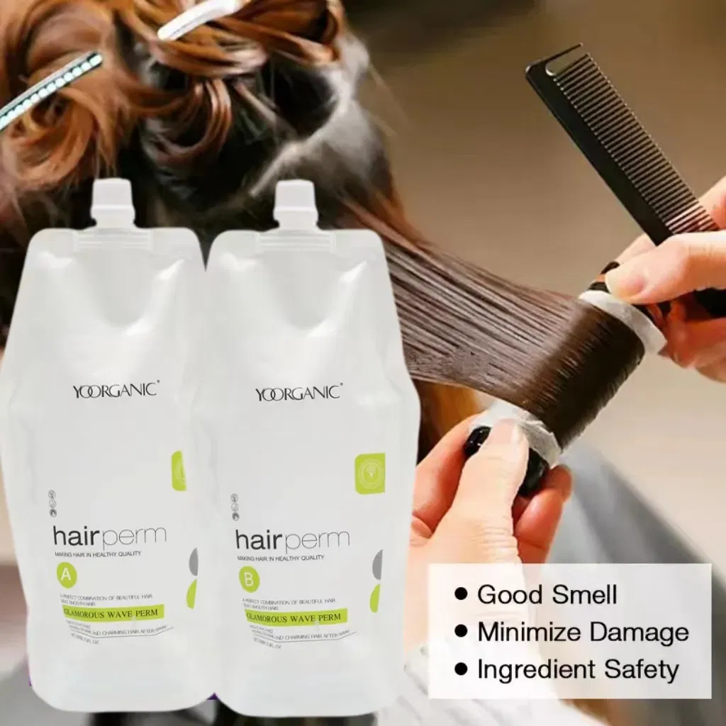 OEM/ODM Yooragnic Private Brand Manufacturers Permanent Curly Organic Lightness Digital Hair Perm Lotion Cream