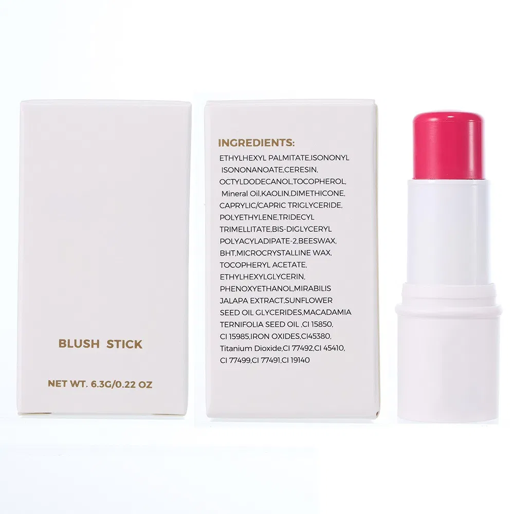 FDA Cosmetics Factory Blusher Stick Makeup OEM Stick Contour Blush Maquillaje