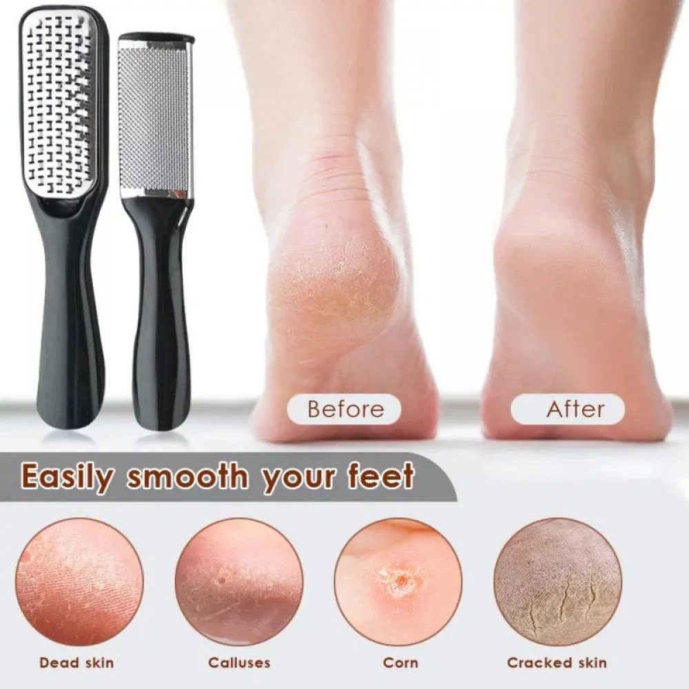 Professional Pedicure Tools Set 20 in 1 Stainless Steel Foot Care Kit Foot Rasp Dead Skin Remover Pedicure Kit Men Women Salon Home Best Gift