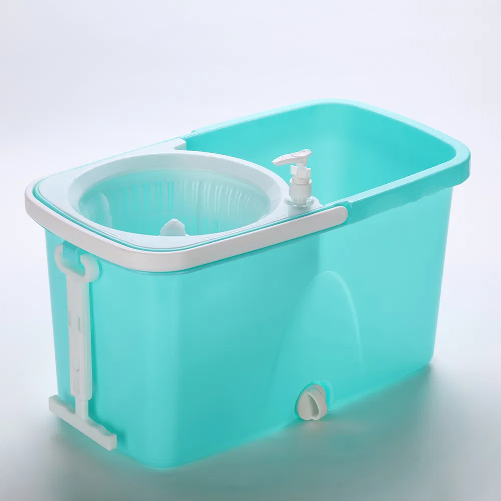 Hand Press 360 Rotating Microfiber Spin Mop Bucket System Detachable Spinning Basket Easy Wring Magic Mop Swivel Wet and Dry Mop