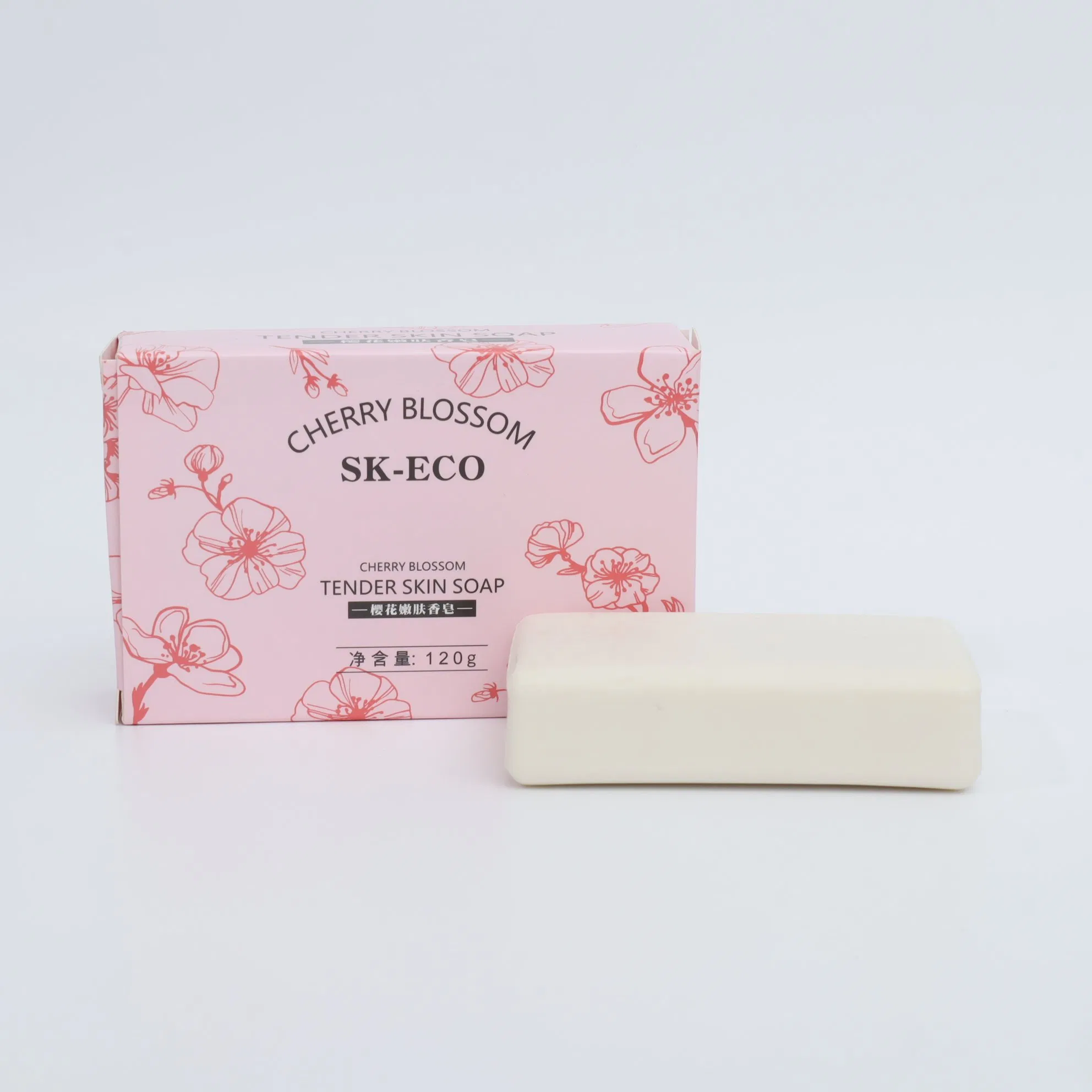 Customized Sodium Palmate 120g Custom Logo Printed Amenities Savon Soap OEM