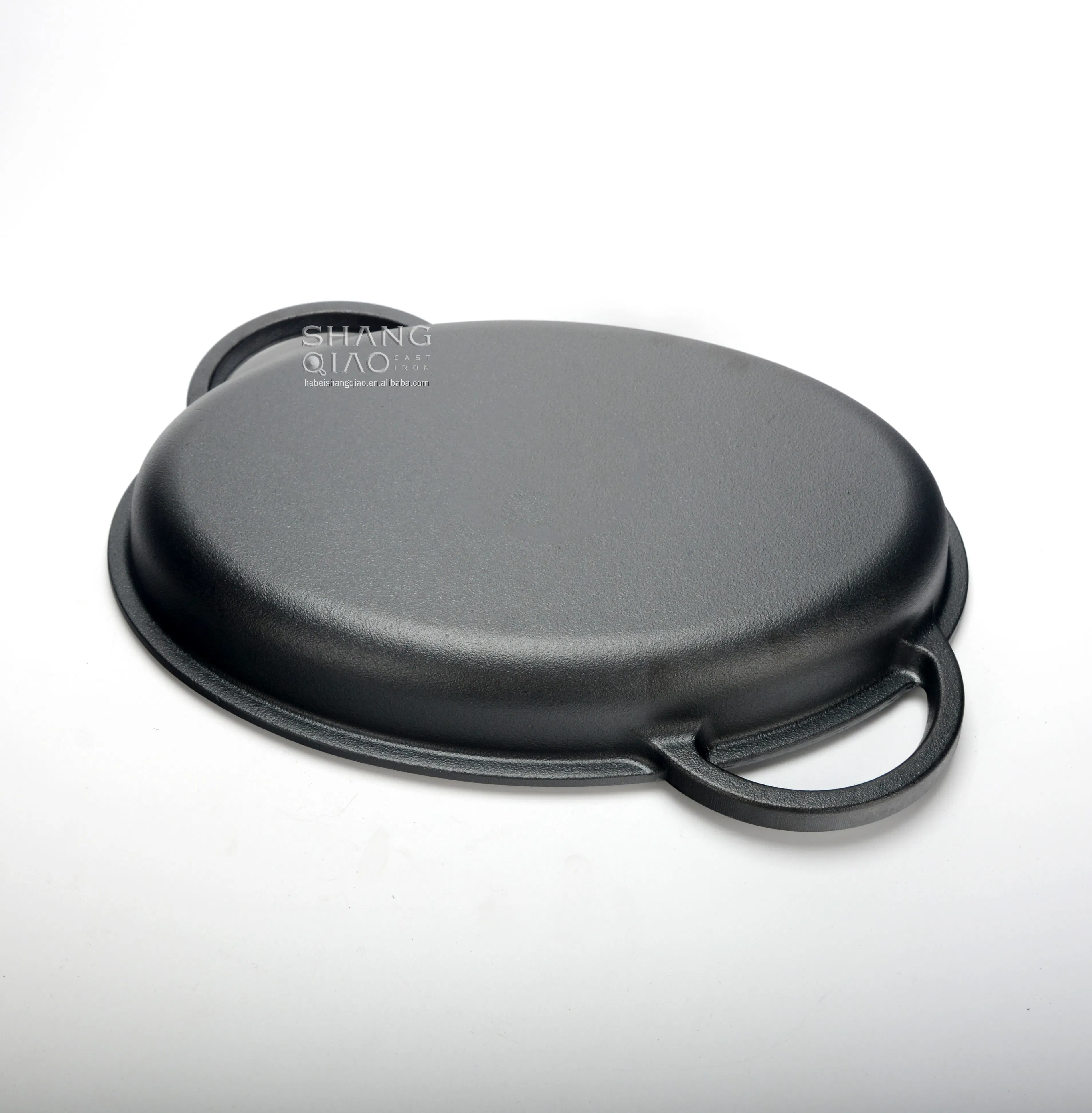 Чугунный овальный комбо-котелок с корзиной для расстойки