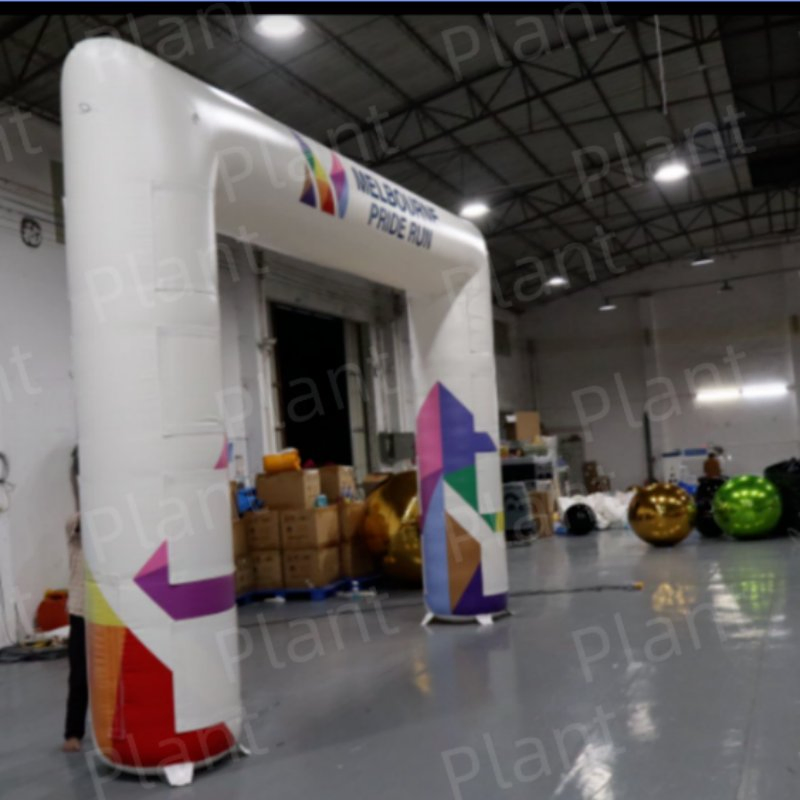 Outdoor Advertising Race Events Sports Inflatable Start Finish Entrance Arch Marathon Inflatable Target Arch